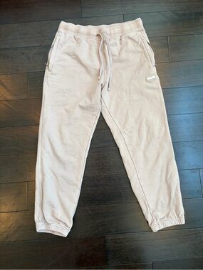 Kith USA Cozy Drawstring Joggers - Light Beige